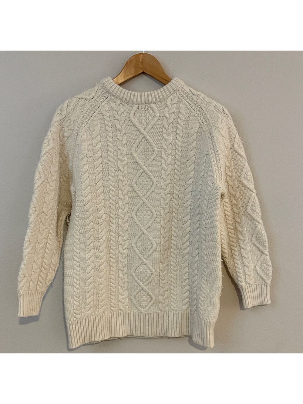 Wilfred Cream Cable Knit Sweater [MEL0186]